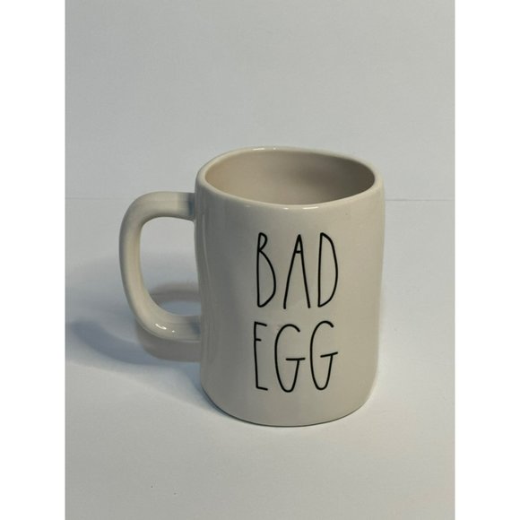 Rae Dunn GOOD EGG / BAD EGG Easter Black Ceramic Coffee Cup / Mug Table Home - Picture 1 of 4